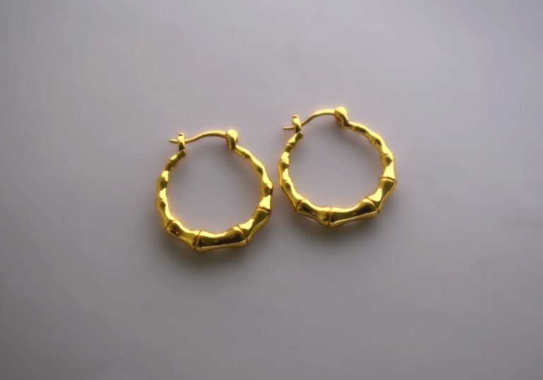 Miro Golden Drop Earrings