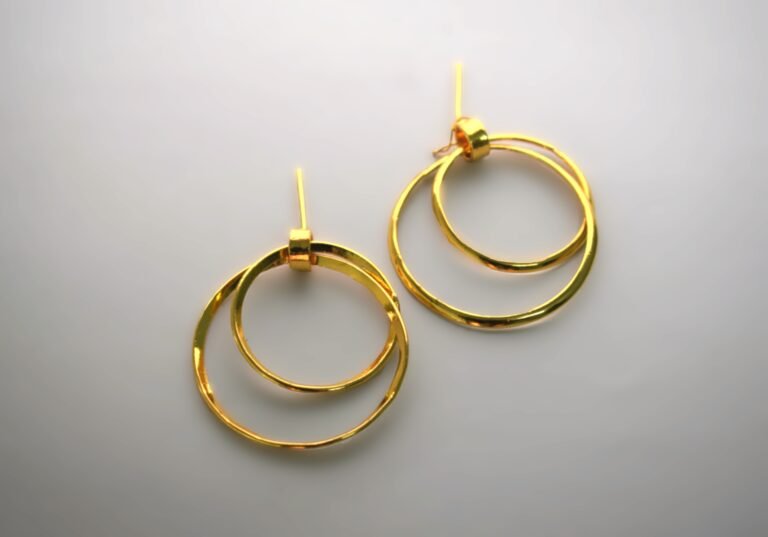 Olivia Golden Drop Earrings