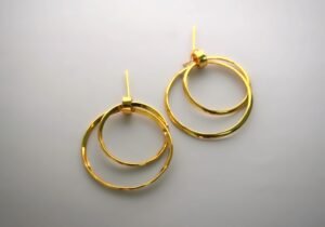 Olivia Golden Drop Earrings