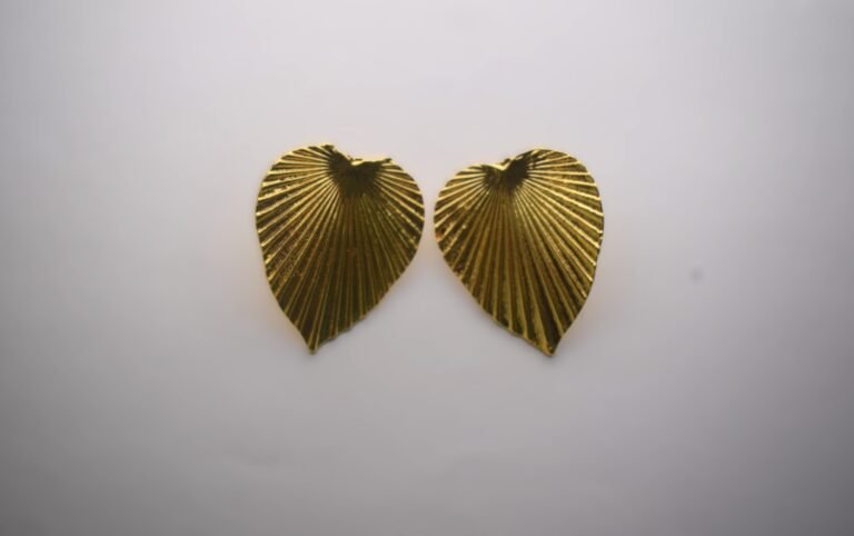 Earrings – Tribal Design Golden Drop Earrings