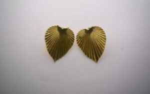 Earrings – Tribal Design Golden Drop Earrings