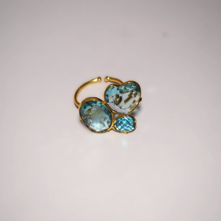 Floral Kundan Choker Golden Ring