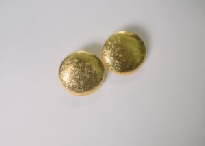 Antique Gold Plated Golden Drop Earrings